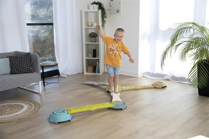 Równoważnia sensoryczna Smoby 840401 Ścieżka równowagi dla dzieci rozwój koordynacji i motoryki