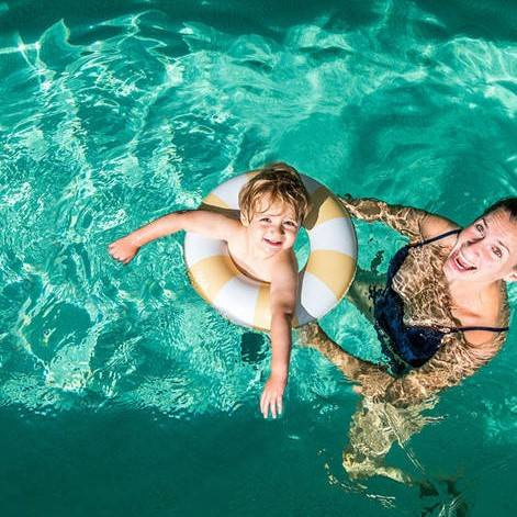 Kółko do pływania małe Ø 40 cm Banana Blue QUUT 173281