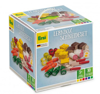 Drewniany Zestaw edukacyjny Erzi 42480 do krojenia i przygotowywania posiłków 27 elementów