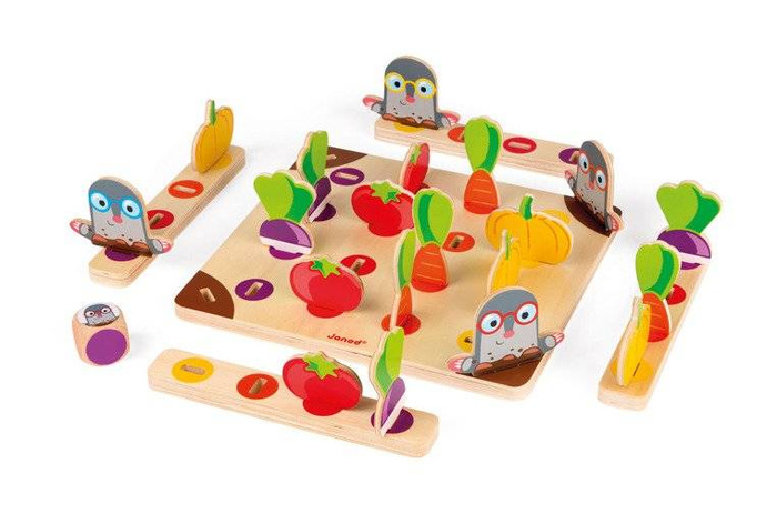 Gra dla dzieci Unikaj kreta J08246-Janod, zabawka edukacyjna