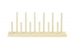 Drewniany stojak na 12 pacynek Goki zabawa w teatrzyk