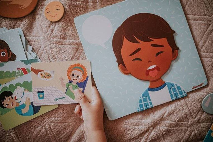 Magnetyczna układanka Emocje, Janod J08038