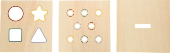 Sorter kształtów i kolorów Montessori Small Foot 12743 Drewniane zabawki dla dzieci