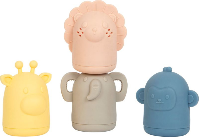 Zabawki do kąpieli 4 silikonowe zwierzątka Small Foot 12753