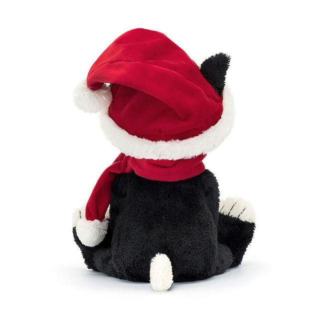 Kot Jellycat w Świątecznej Czapce i Szaliku 32 cm Jellycat maskotki JELC3XM