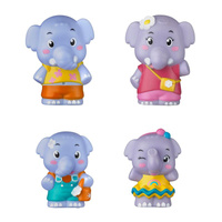 Rodzina Słoni Klorofil 700310F figurki zwierząt dla dzieci