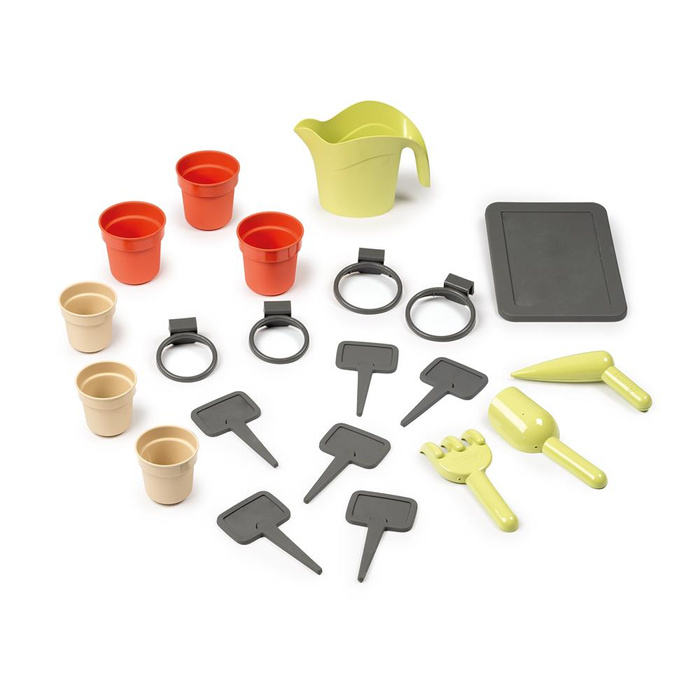 Domek małego ogrodnika Smoby 810408 z zestawem akcesoriów ogrodniczych do zabawy na świeżym powietrzu