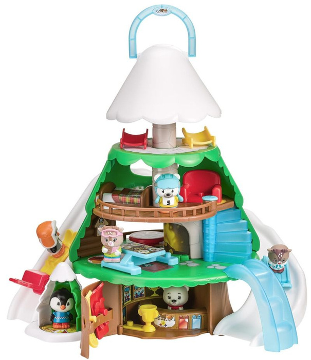 Domek alpejski zimowe drzewo Klorofil 700214 świąteczny klimat