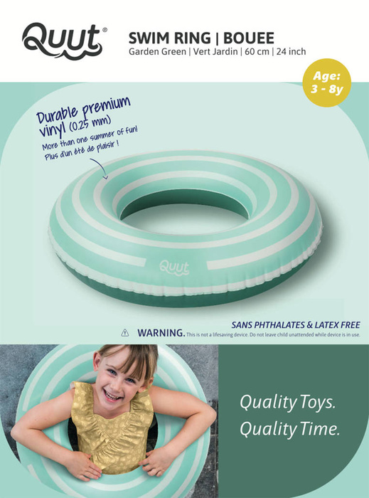 Kółko do pływania średnie Ø 60 cm Garden Green Quut 173380