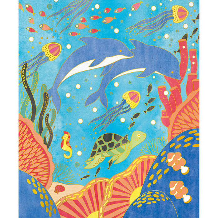 Zestaw kreatywny Złote kontury Zwierzęta Janod J07959