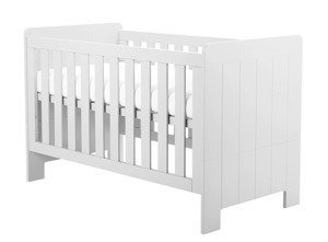 Białe Łóżeczko tapczanik 140x70 Pinio Calmo