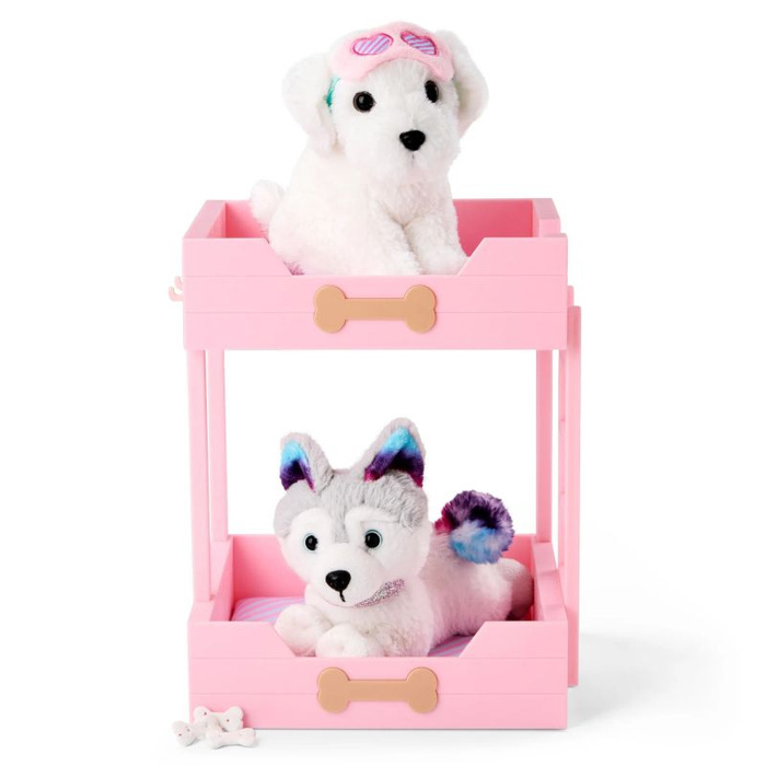 Łóżko piętrowe z pieskiem i akcesoriami różowe Puppy Dreams Bunk Bed Our Generation BD35530Z