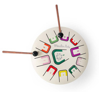 Bębenek językowy duży biały APRES LA PLUIE Moulin Roty 715129 instrumenty dla dzieci