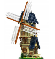 Wiatrak kreatywny Zestaw klocków do budowy Mould King 10060 Średniowieczna Europa 1584 szt.