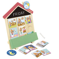 Edukacyjny domek do planowania dnia Routines House Goula 1110700211 drewniane zabawki dla dzieci