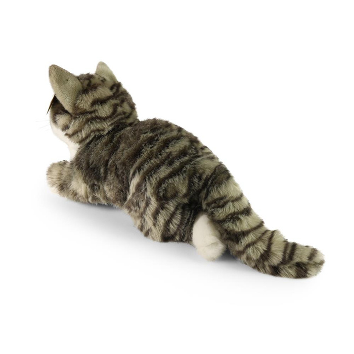 Pluszowy pręgowany kot szary 40 cm Rappa 221154