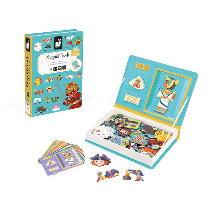 Układanka magnetyczna dla dzieci Historia Magnetibook J02599 Janod