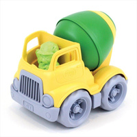 Żółta betoniarka z zieloną gruszką, GTCMXG1263-Green Toys, samochody dla dzieci