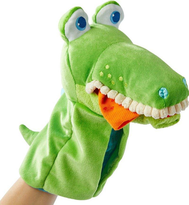 Pacynka na rękę Krokodyl HB306255-Haba, odgrywanie ról