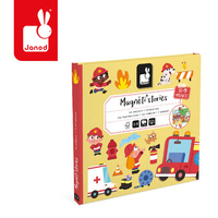 Magnetyczna układanka Strażacy Magneti'stories J05453 Janod