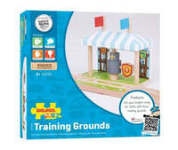 Dodatek do kolejki Namiot rycerski BJT269-Bigjigs Rail, kolejka drewniana