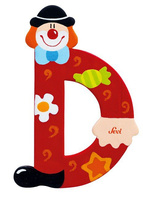 Głoska Clown "D", 81740-Sevi, nauka literek dla dzieci, alfabet