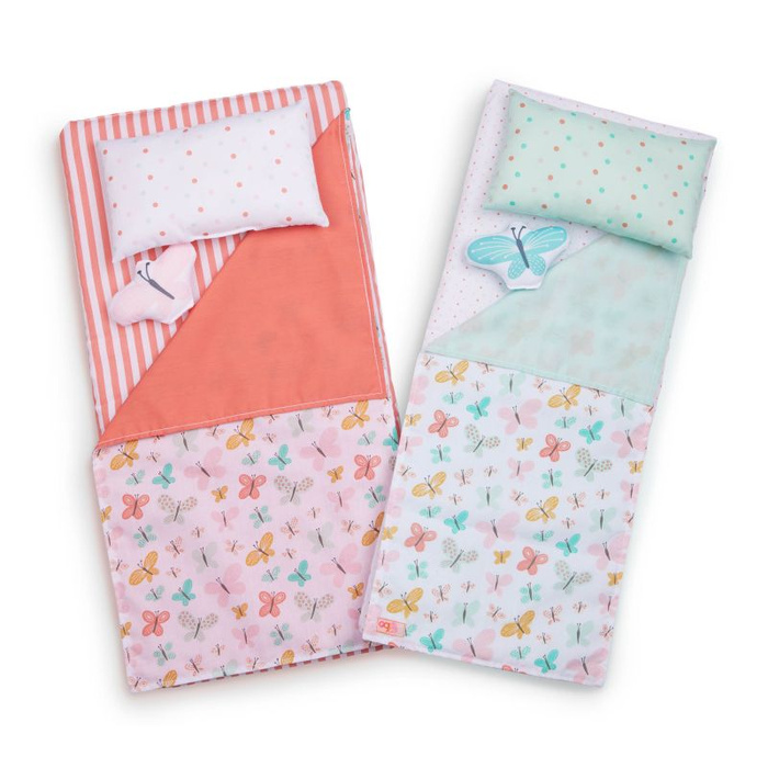 Łóżko piętrowe dla lalek Pościel z motylkami Dreams for Two Our Generation BD35378Z