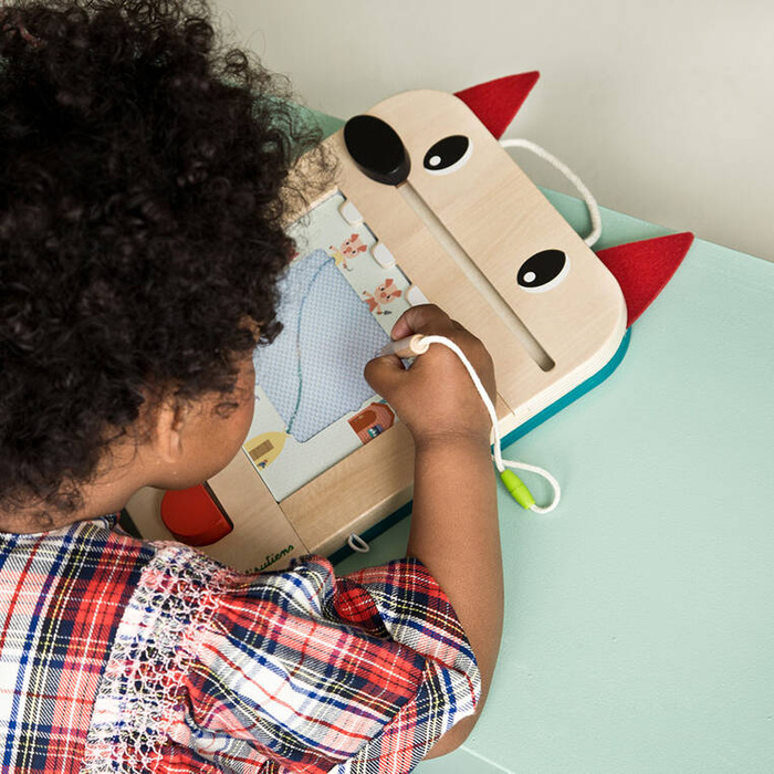 Drewniana tablica do rysowania znikopis Wilk Louis 83473 LILLIPUTIENS