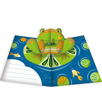 Zestaw kreatywny Przestrzenne kartki pop-up 3D Zwierzęta 6+ J07987-Janod, zestaw artystyczny