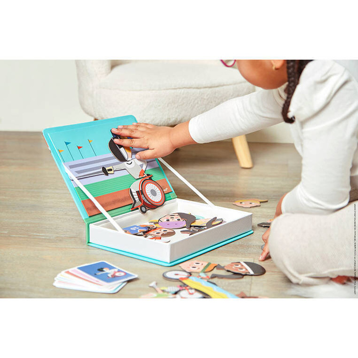 Układanka magnetyczna Sport Magnetibook Janod