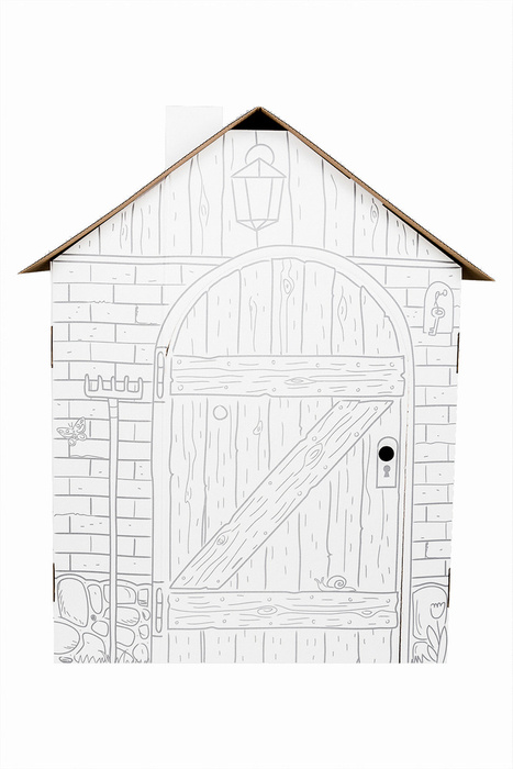 Tekturowy domek dla dzieci do samodzielnego złożenia, 0001-Tektorado, zabawki dla chłopców