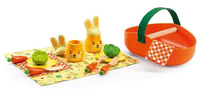 Koszyk z akcesoriami. Piknik z zajączkami DJ06629-Djeco - zabawki dla dziewczynek
