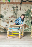 Drewniana drabinka do wspinaczki Przygoda 12238-Small Foot, zabawy ruchowe i rozwojowe