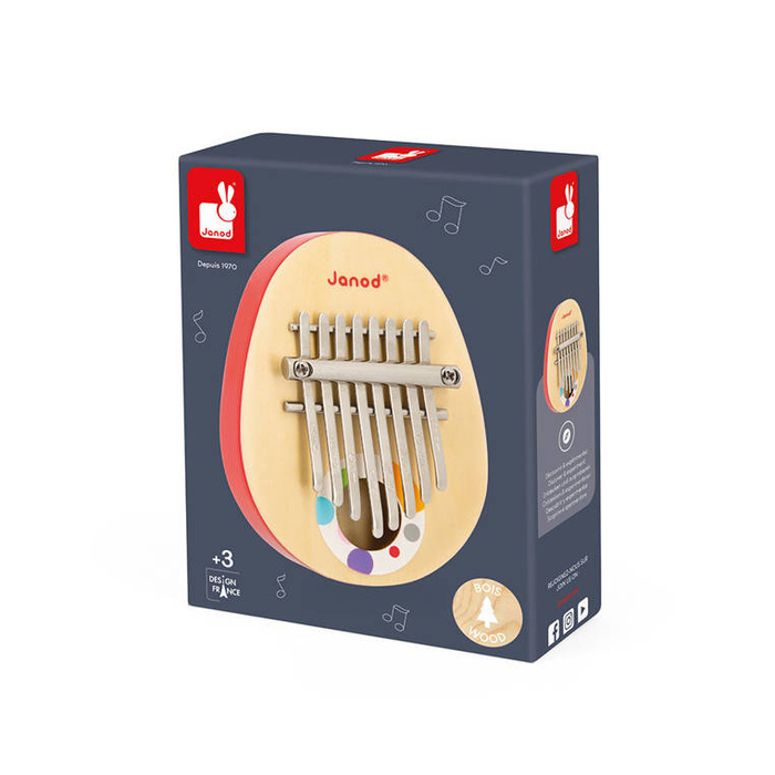 Kalimba perkusyjny instrument muzyczny dla dzieci Confetti Janod J07642