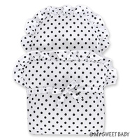 Wiklinowy wózek Biel i groszki 71699738-My Sweet Baby, zabawki dla dziewczynek