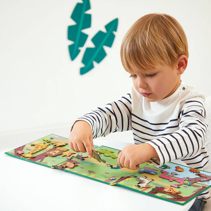 Magnetyczna układanka Afrykańskie zwierzęta J05456 Janod