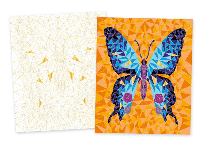 Zestaw kreatywny Malowanie po numerach 2 obrazy Owady Misterix J07980 Janod