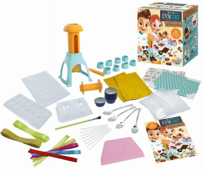 Szef kuchni - CZEKOLADA 7166-Buki, zestaw małych kucharzy do zabawy w domu