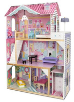 Drewniany domek dla lalek "Anna w apartamencie"