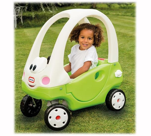 Samochód dla dzieci Grand Coupe Sport Little Tikes 172779E3 obrotowy Jeździk z klaksonem i klikającym zapłonem