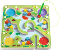 Magnetyczny drewniany labirynt FrogyMaze Djeco DJ01614