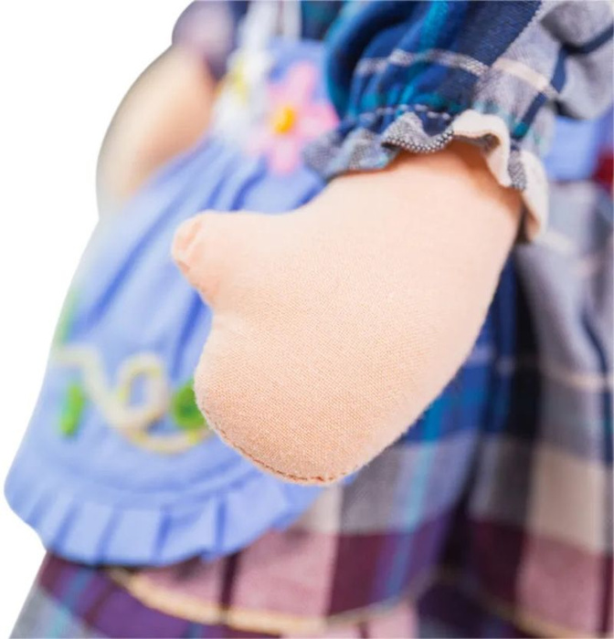 Szmaciana laleczka dla dzieci Karolina 34 cm Bigjigs BJD016