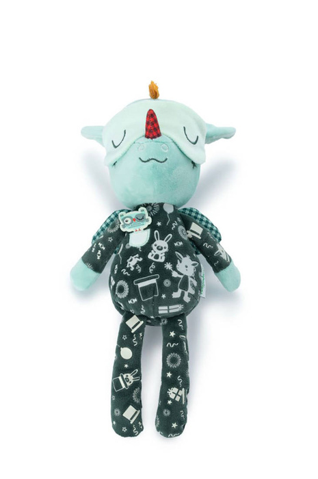 Przytulanka do spania świecąca w ciemności Smok Joe 32cm 83447 Lilliputiens