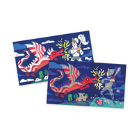 Zestaw kreatywny dla małych artystów Brokat Bohaterowie Janod J07920