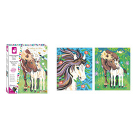 Zestaw kreatywny Malowanie po numerach Konie Janod J07953