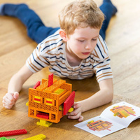 Kreatywne klocki konstrukcyjne Rdzawy Robot Mini Box Bioblo 40 elementów