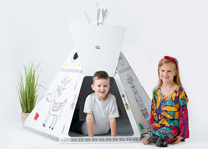 Zabawki z kartonu Namiot Tipi Tektorado 0052