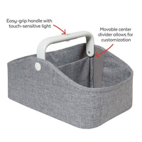 Organizer podróżny z lampką Heather Grey 304300-Skip Hop