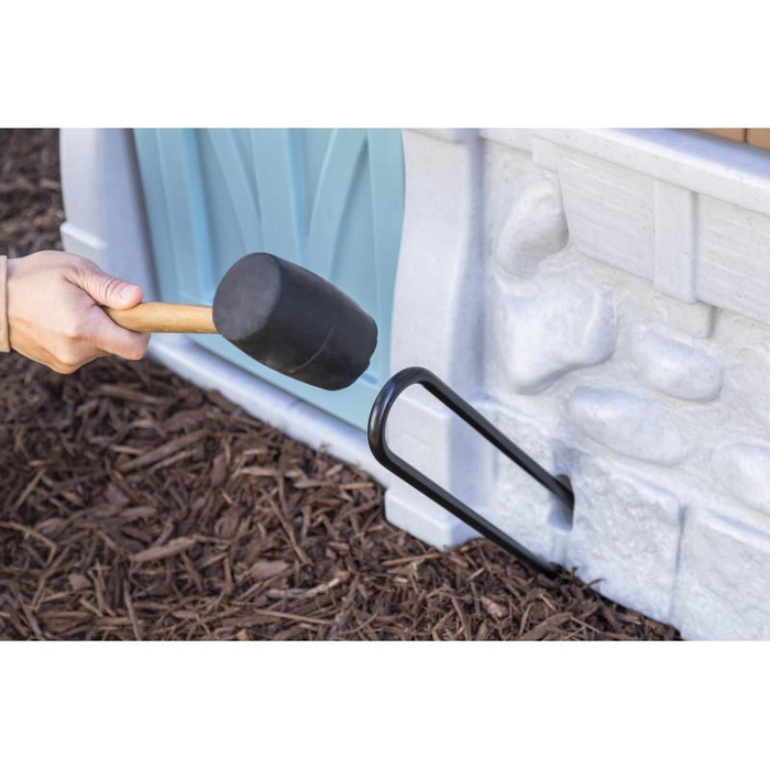 Domek Zamek 2w1 STEP2 4133KR Plac zabaw ze zjeżdżalnią dla dzieci do kreatywnej zabawy