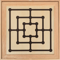 Zestaw gier 3w1 szachy warcaby i młynek 56953-Goki, gry planszowe dla dzieci 